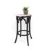 Tabouret en bouleau et cannage rotin