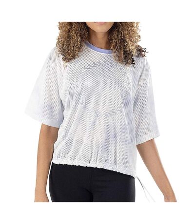 T-shirt Blanc/Mauve Femme Nike Icon Clash - L