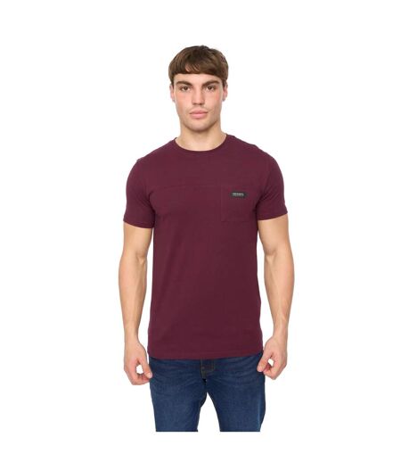 Mens Carritore T-shirt Rum Raisin Crosshatch