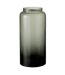 Vase Design en Verre Droit Long 40cm Gris-1