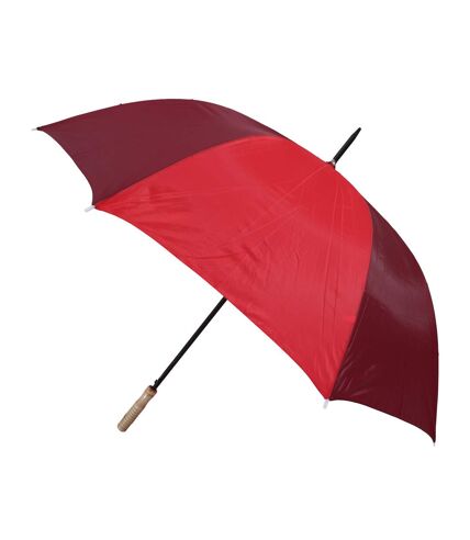 Mens/Womens Unisex Large Automatic Stripe Design, Golf Umbrella (Red) (See Description) - UTUM106