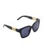 Gennoa Oversized Monogram Sunglasses One Size Black Blue Dune London-2