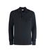 Polo Manches Longues Basic Adulte Noir Clique-1
