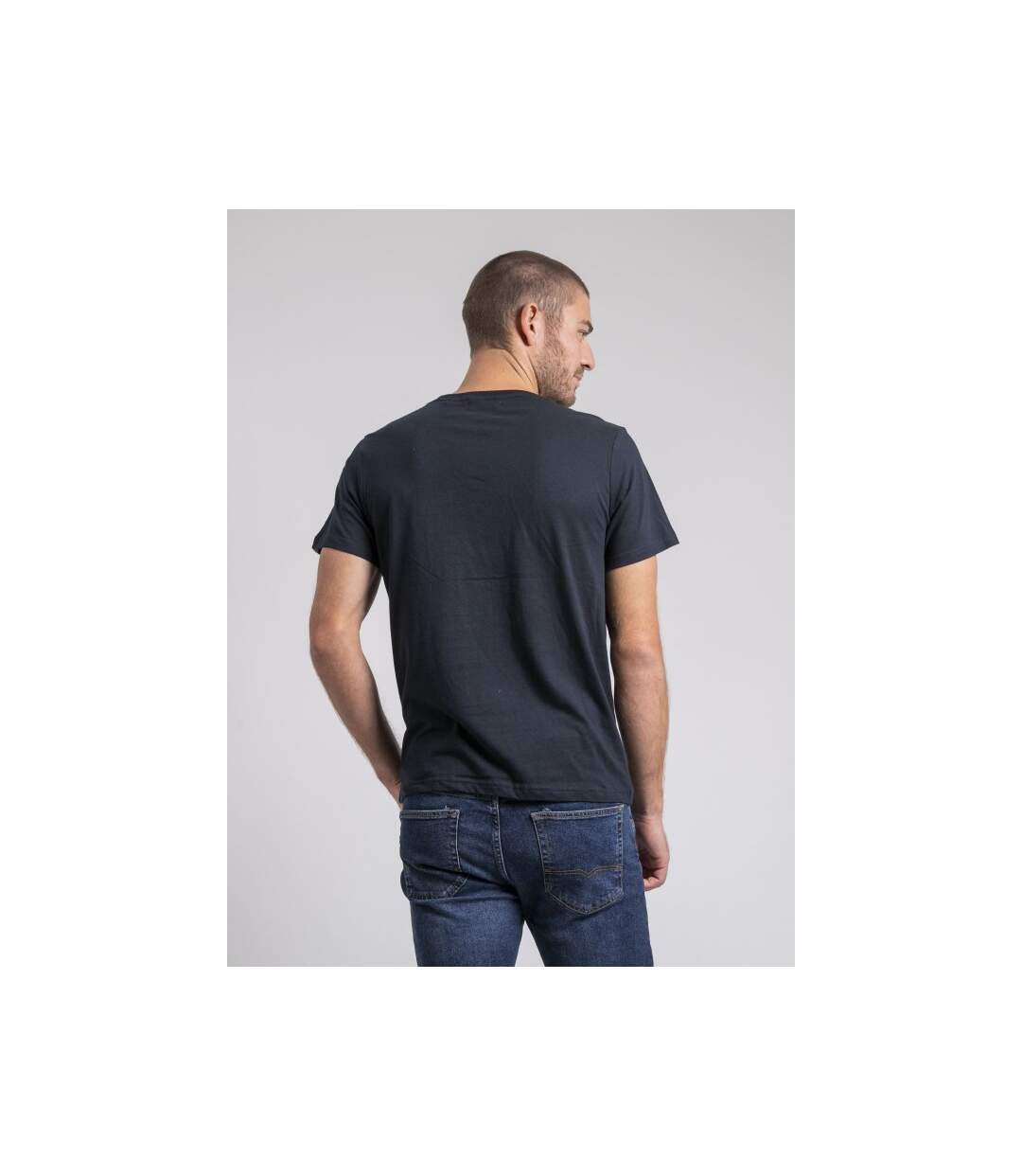 T-shirt col rond pur coton JAMEKONG-2