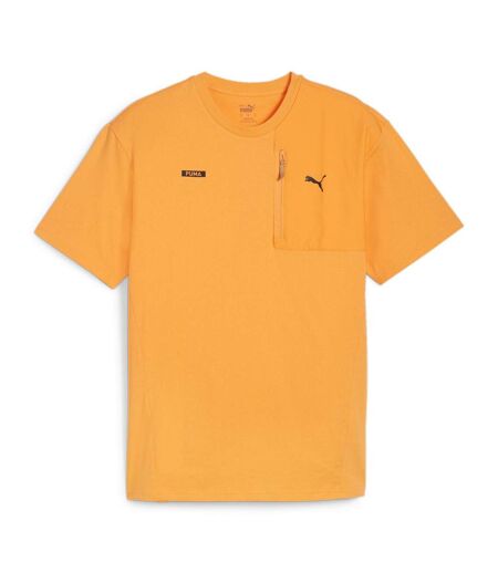 T-shirt orange homme puma desert - l