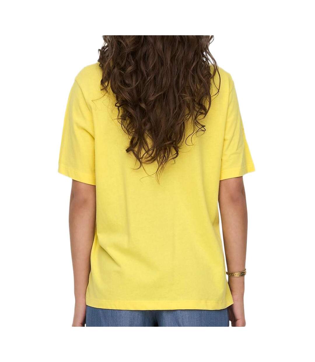 T-shirt Jaune Femme JDY Tokoy - S-2