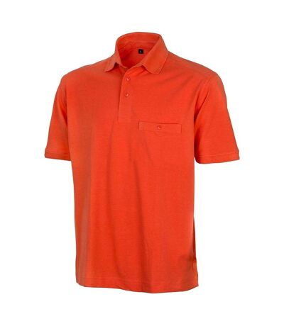Polo manches courtes poche boutonnée R312X - orange