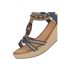 Sandales Motif/style Paré De Bijoux Femme Bleu Marine Cipriata-3