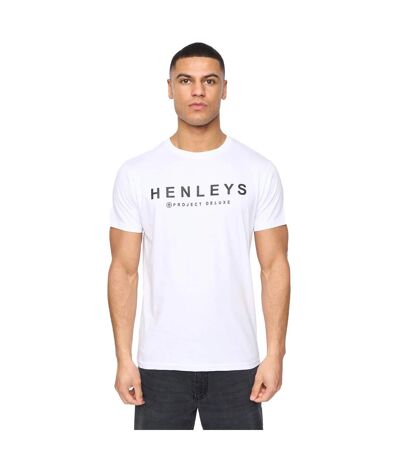 Pack Of 5  Mens Henyfront T-shirt  Black Blue White Light Beige Dark Blue Henleys