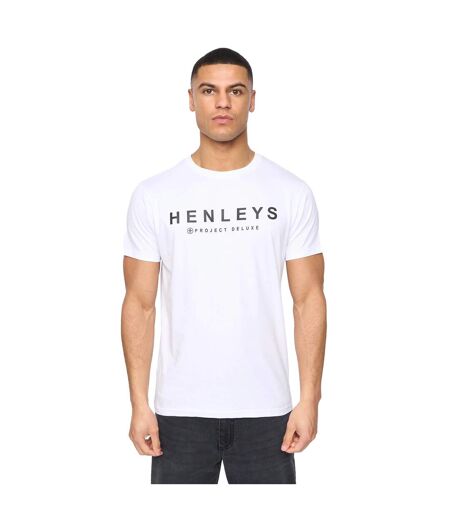 Pack Of 5  Mens Henyfront T-shirt  Black Blue White Light Beige Dark Blue Henleys