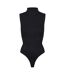Ladies Essentials Sleeveless Turtleneck Bodysuit Sculpting Recycled Stretch Fit-1