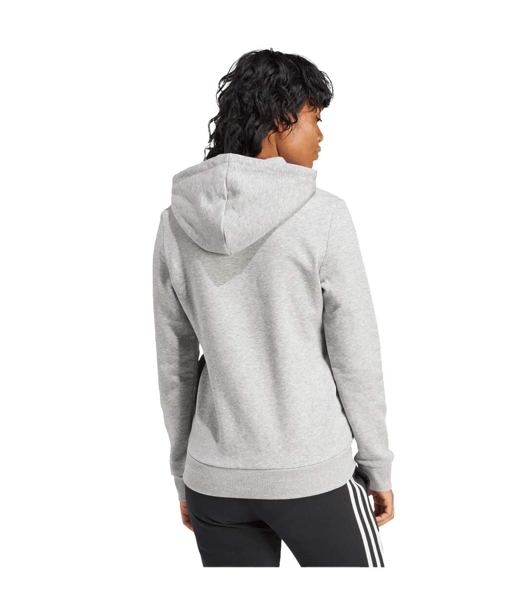 Sweat À Capuche Essentials Femme Gris Adidas-2