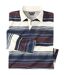 Polo homme bleu / bleu marine / bordeaux / blanc Atlas For Men-1