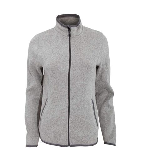 Tee Jays Womens/Ladies Full Zip Aspen Jacket (Grey Melange) - UTBC3333