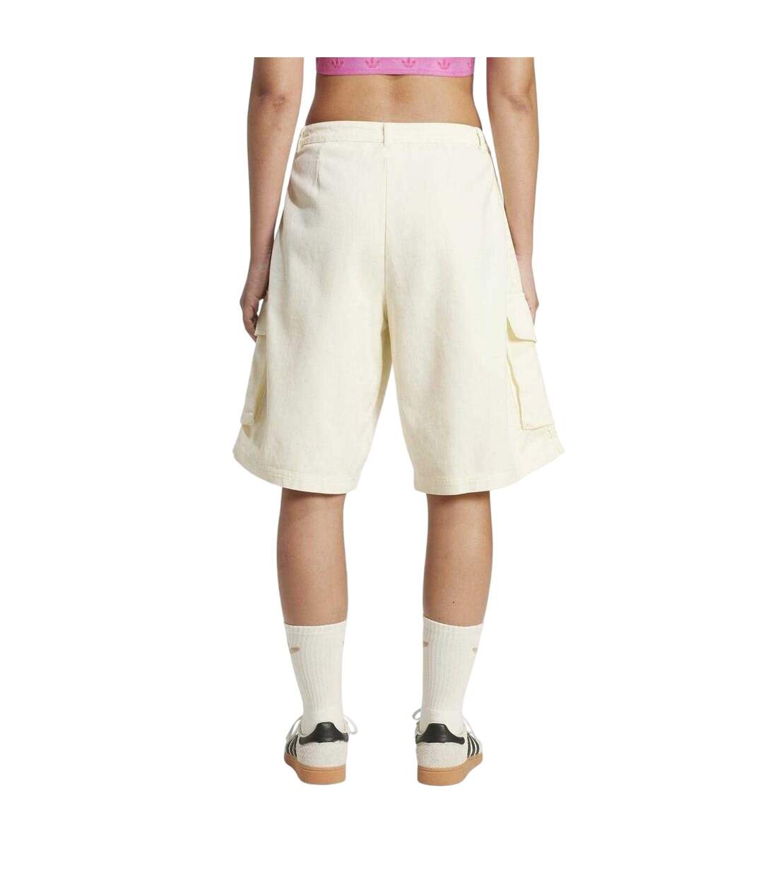 Short À Poches Originals Femme Crème Adidas-3