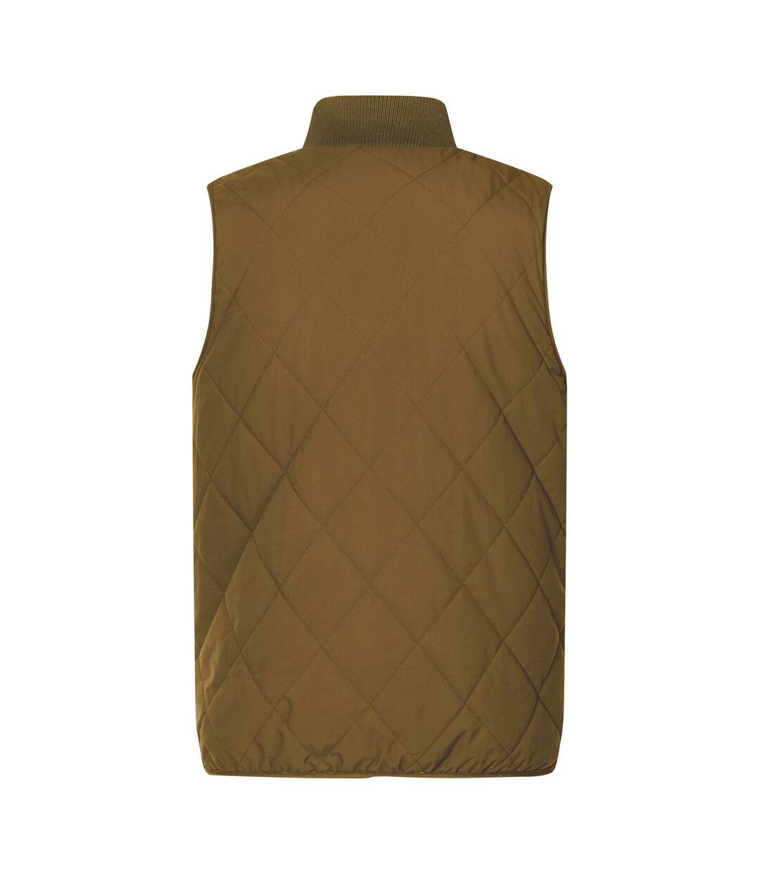 Mens Harvin Diamond Quilt Body Warmer Rich Tan Regatta-3
