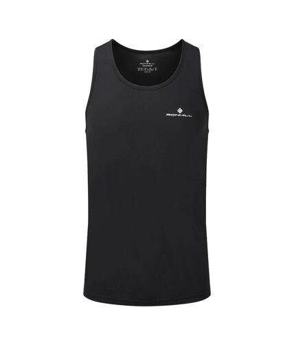 Mens core tank top black Ronhill