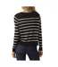 Pull rayures noir femme vero moda nova-2