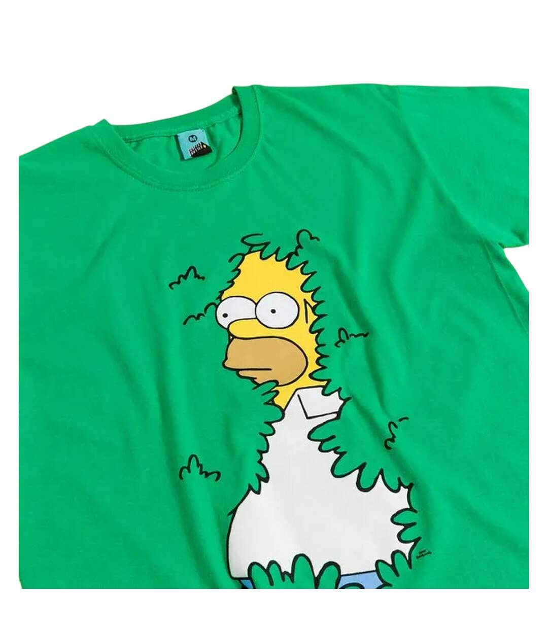 T-shirt Motif Homer Simpson Adulte Vert Haie The Simpsons-3