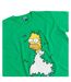 T-shirt Motif Homer Simpson Adulte Vert Haie The Simpsons-3