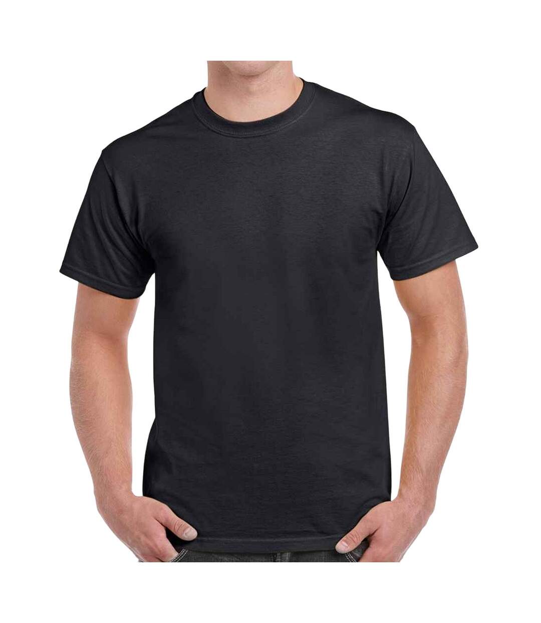 T-shirt manches courtes homme noir Gildan Gildan