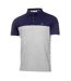 Polo Golf Motif/style Blocs De Couleurs Homme Bleu Marine Argenté Chiné Calvin Klein-2