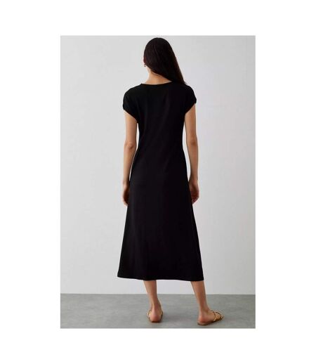 Dorothy Perkins Womens/Ladies Column Pocket Midi Dress (Black) - UTDP2264