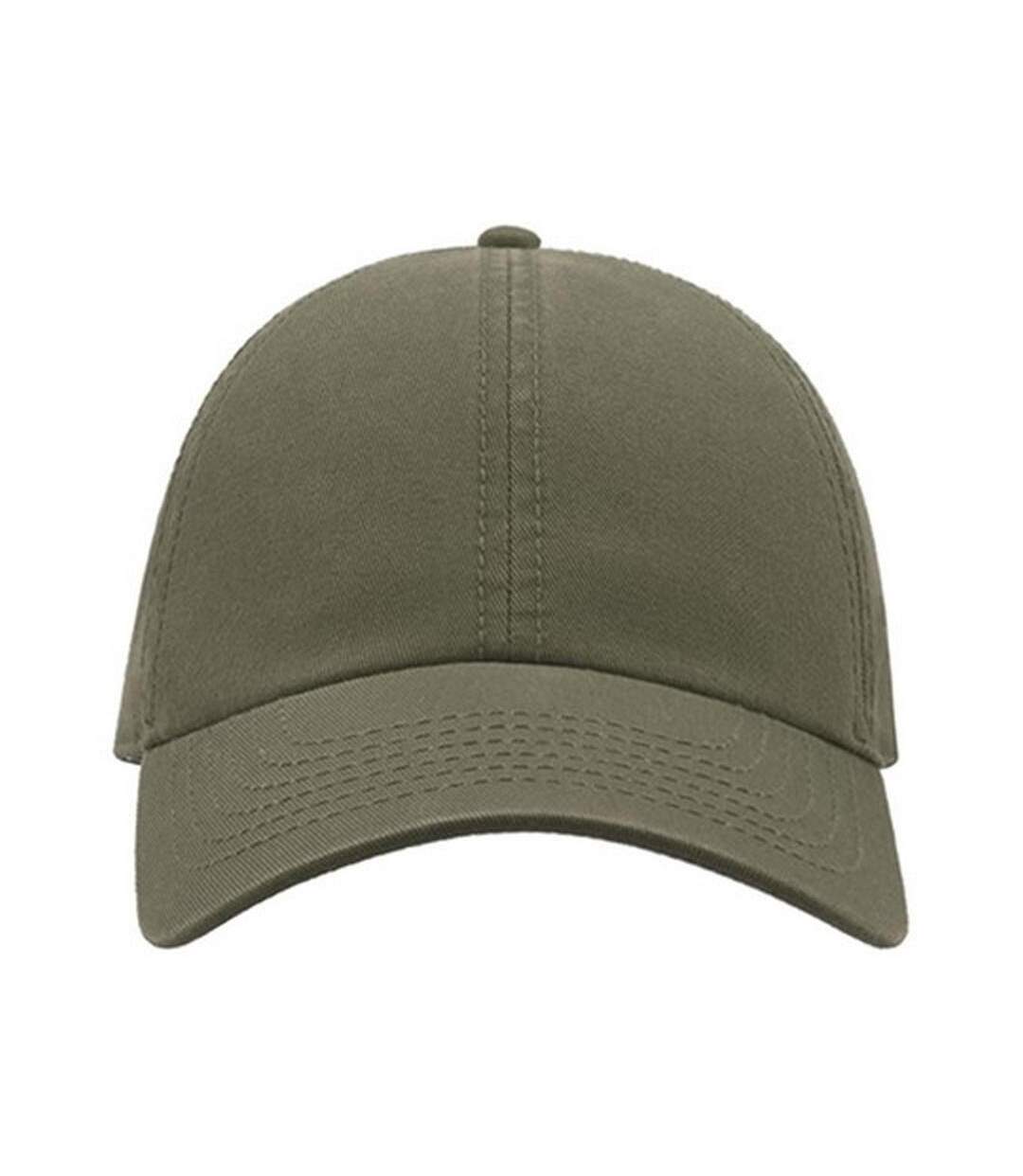 Casquette 6 Panneaux Action Mixte Olive Atlantis-4