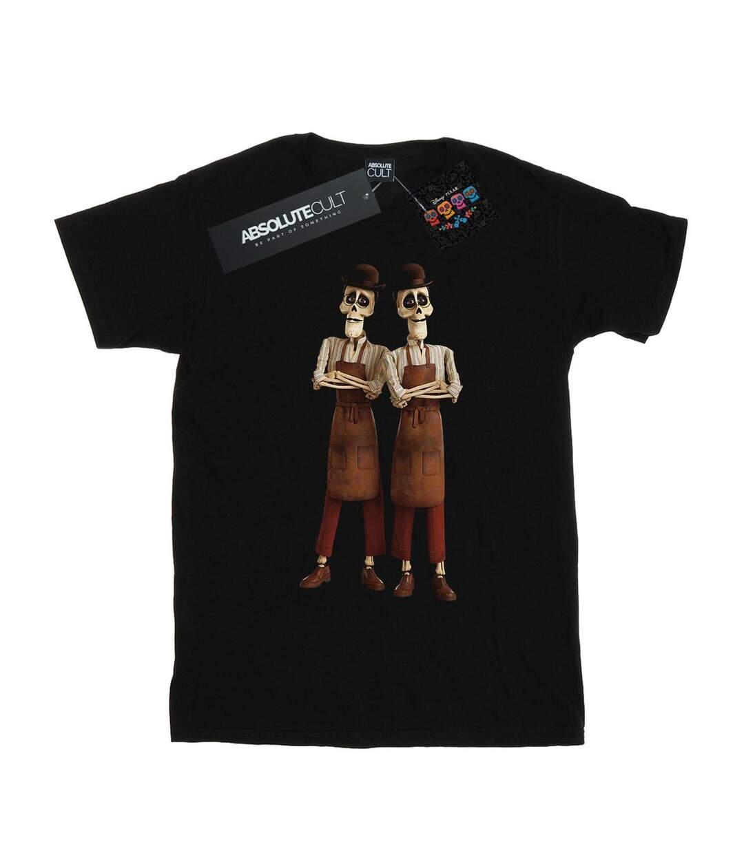 Disney - T-shirt COCO OSCAR AND FELIPE TWIN BROTHERS - Femme (Noir) - UTBI16582-1