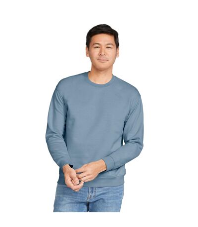 Gildan Mens Softstyle Midweight Sweatshirt (Stone Blue)