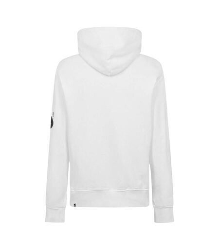 Mens Satin Long-sleeved Hoodie White Money