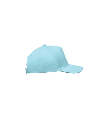 Sunny 5 Panel Baseball Cap Baby Blue MidOcean