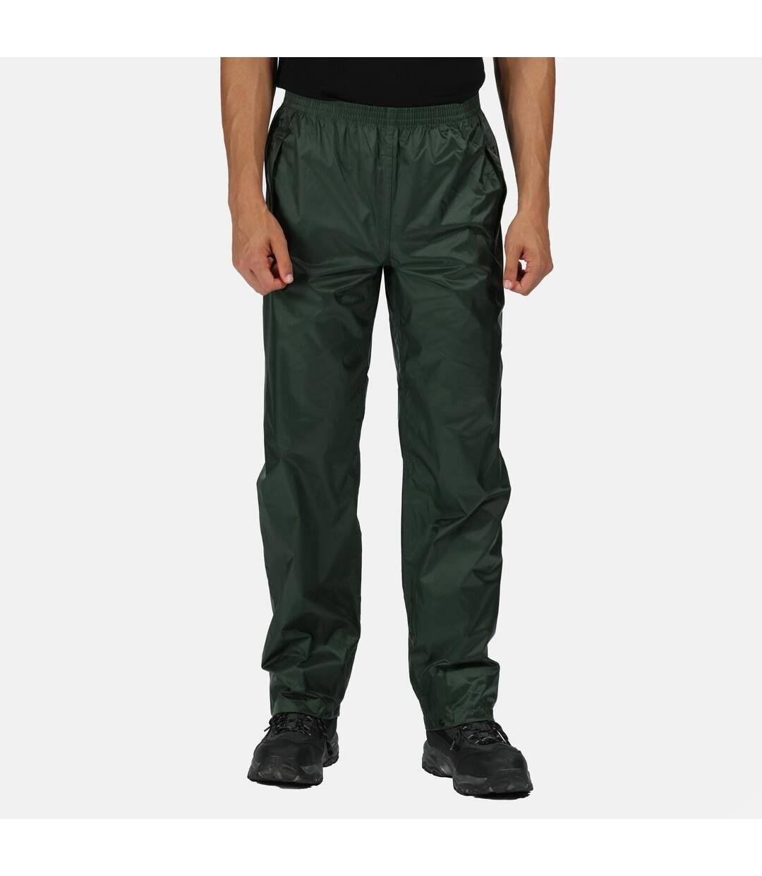 Regatta Pro Mens Packaway Waterproof Breathable Overtrousers (Laurel) - UTPC2995