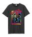 Unisex adult piledriver status quo t-shirt charcoal Amplified-1