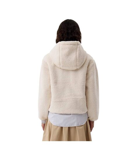 Womens/ladies Hooded Jacket Antique White Hunter