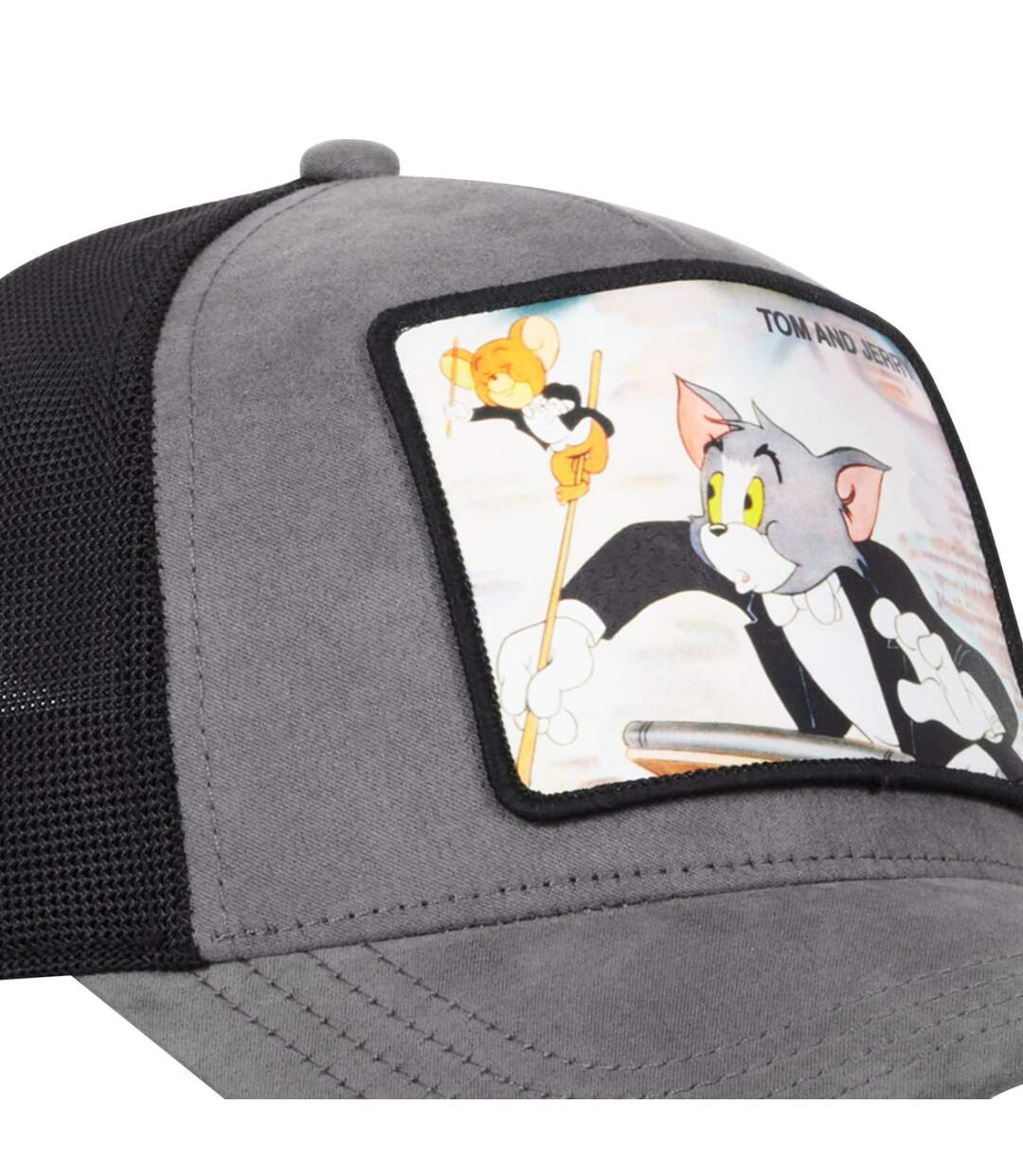 Casquette trucker avec filet finitions premium Tom et Jerry Capslab-3