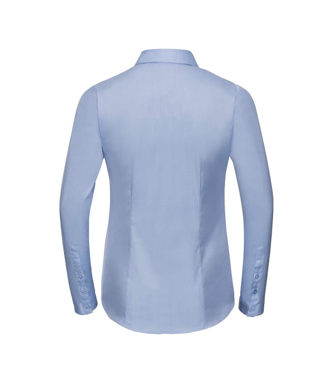 Chemisier Manches Longues Femme Bleu Clair Russell Collection-2