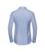 Chemisier Manches Longues Femme Bleu Clair Russell Collection-2