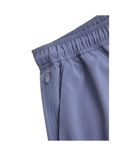 Mens Albie Stretch Active Shorts Blue Animal