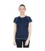 T-shirt De Sport Viktoria Femme Bleu Marine Trespass-1