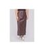 Jupe longue satin motif pois XORIL - Dona X Lisa-1