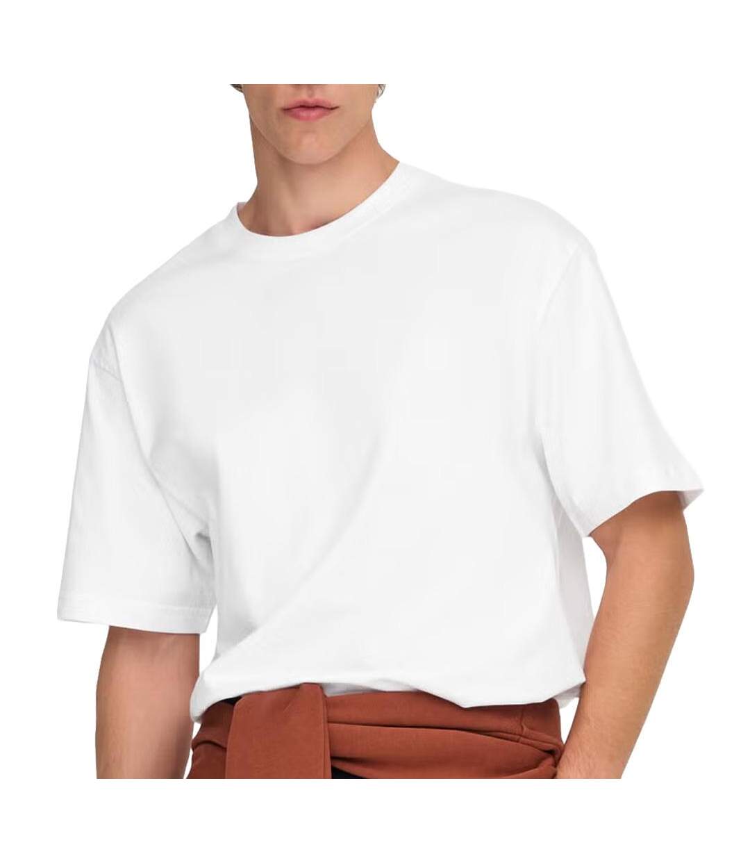 T-shirt blanc homme only & sons jeff rlx-1