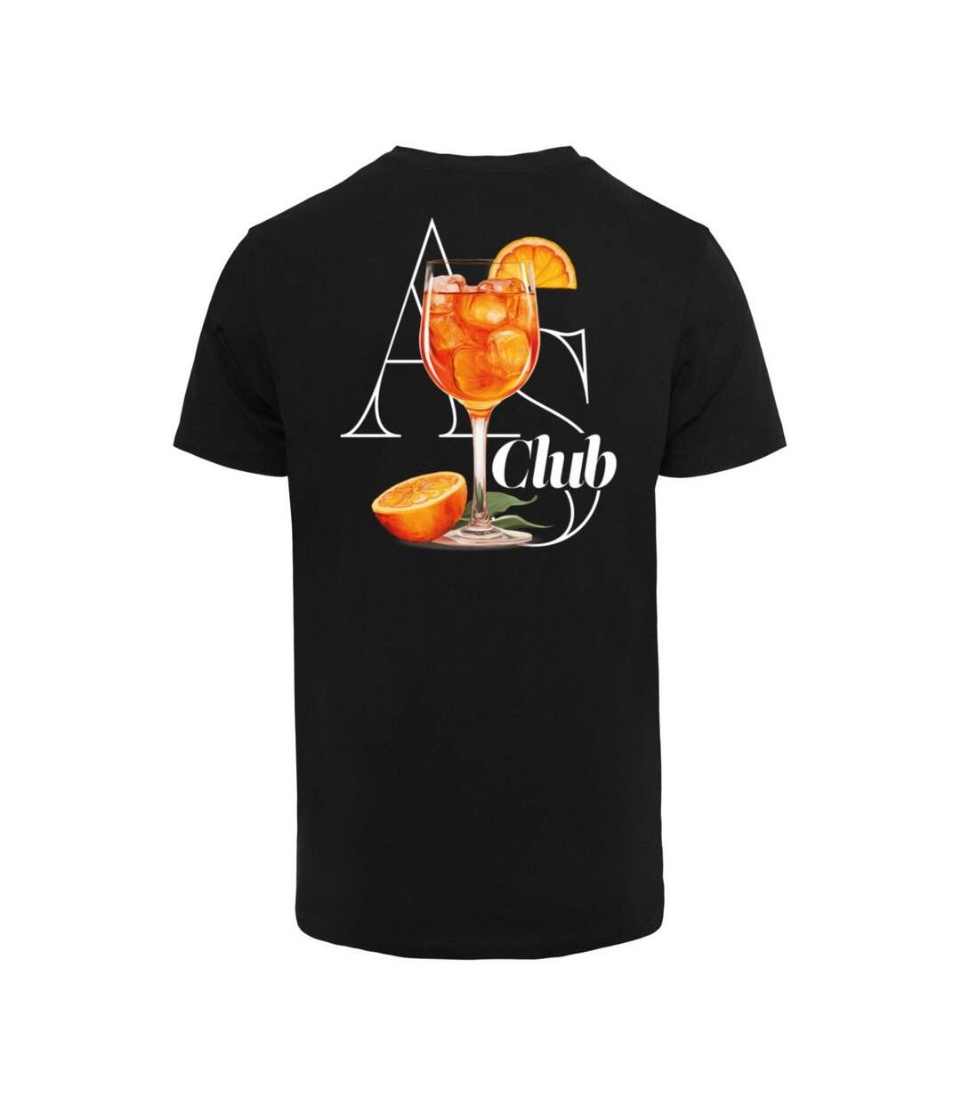 T-shirt A S Club Homme Noir Mister Tee-2