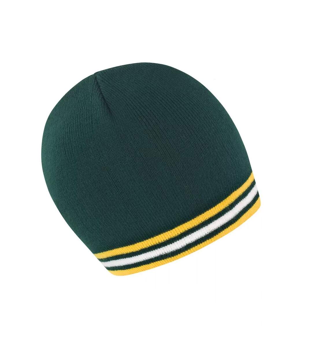 Unisex adult national south africa beanie green/gold/white Result Winter Essentials-1
