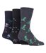 6 paires de chaussettes à motifs non élastiques pour hommes-3
