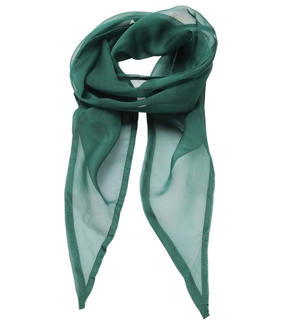 Foulard mousseline - PR740 - vert bouteille-1