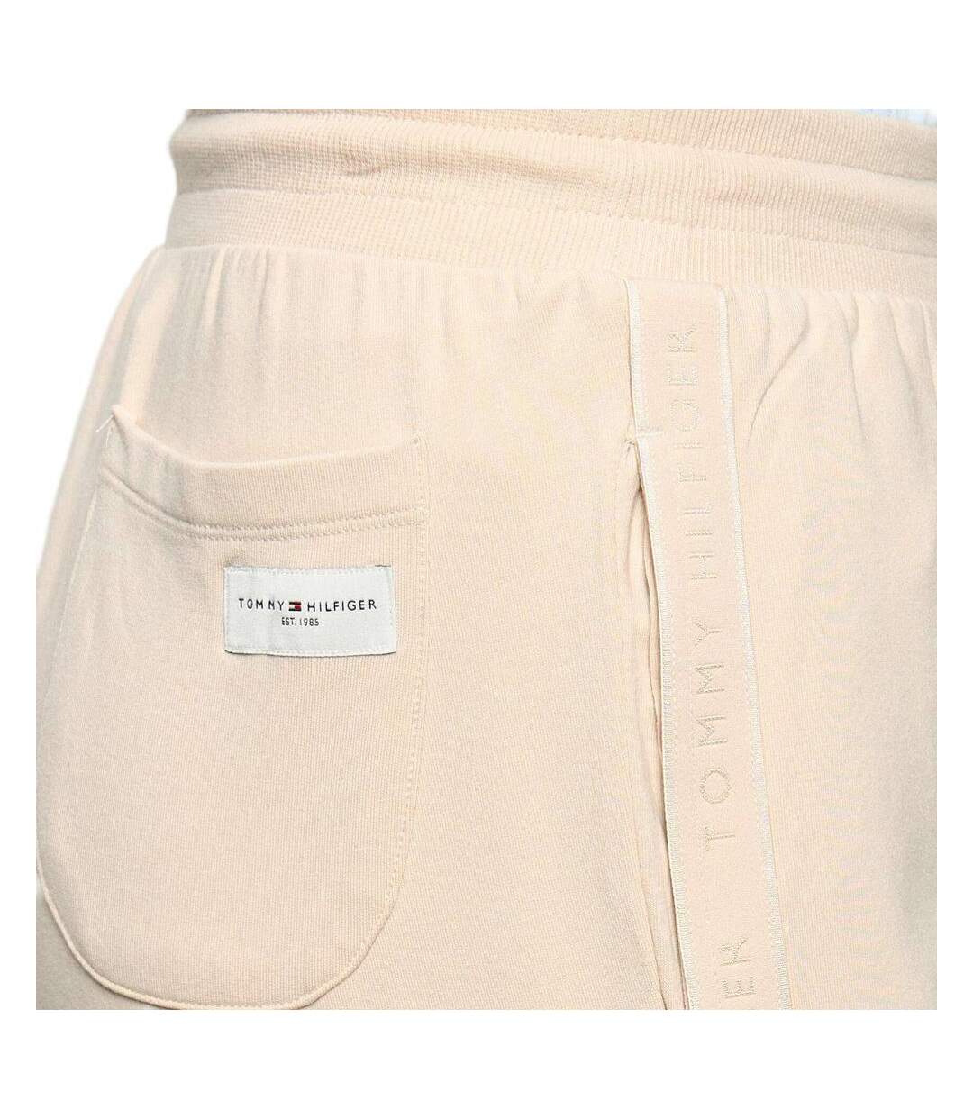 Pantalon beige femme tommy hilfiger modal-2
