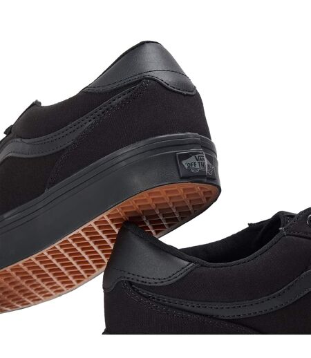 Mens Brooklyn Canvas Trainers Black Vans