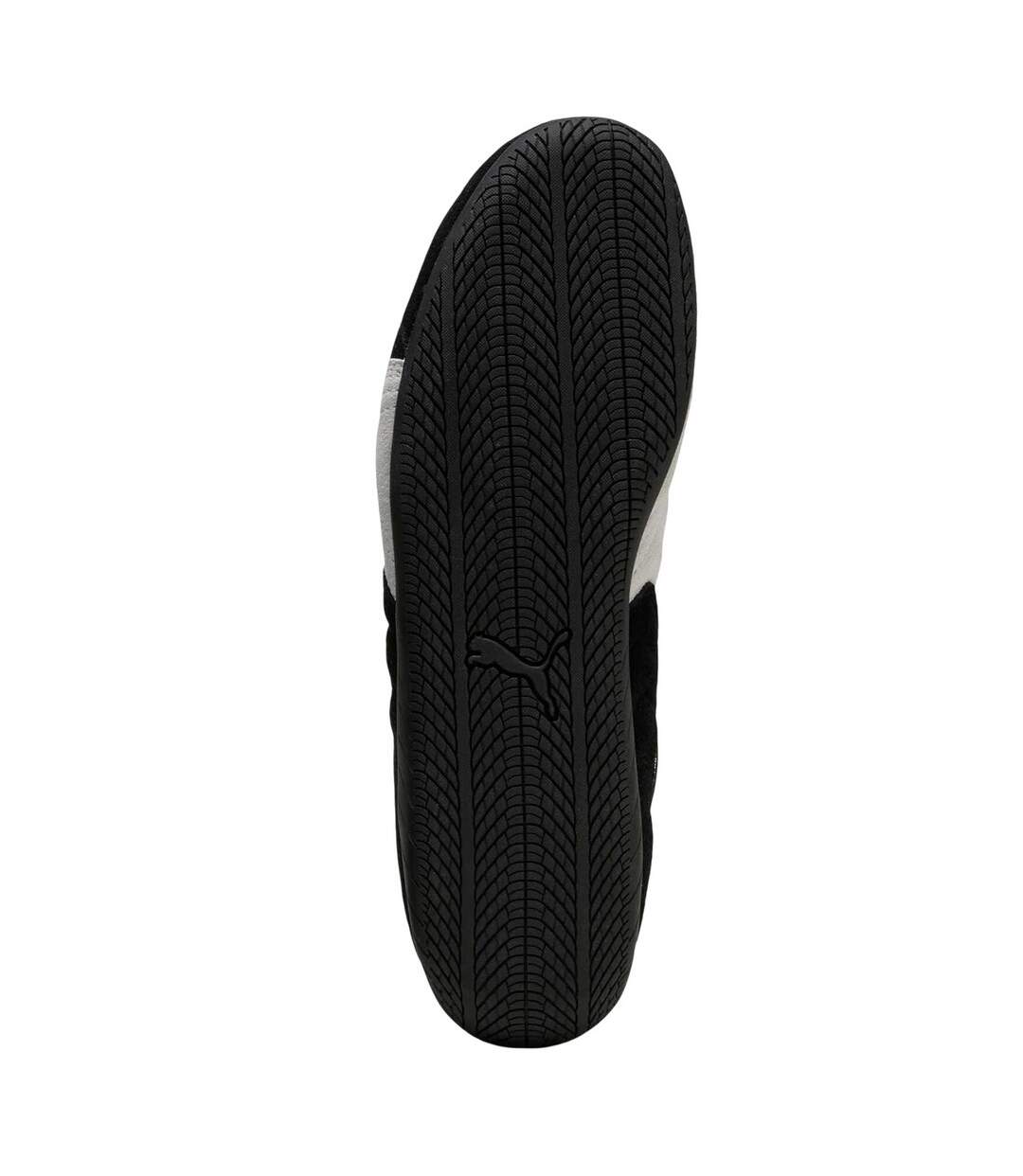 Mens Speedcat Cow Leather Trainers Black White Puma-3