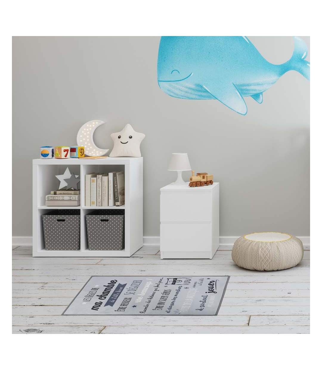 Tapis règles de la chambre enfant 60x90 cm-2